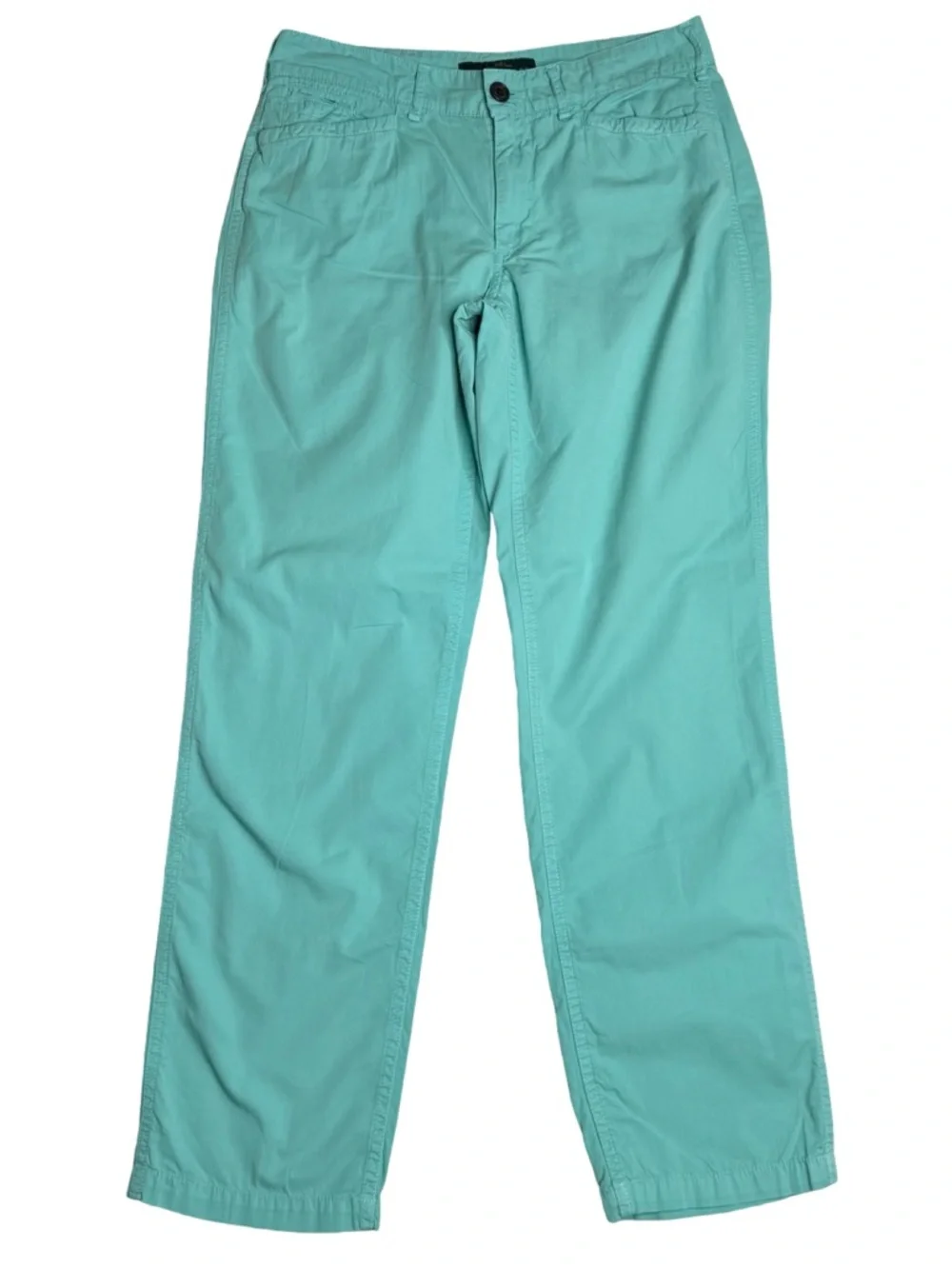 LAUREN JEANS CO. BY RALPH LAUREN‎ Classic Straight Cotton Pants Mint Green Sz 2